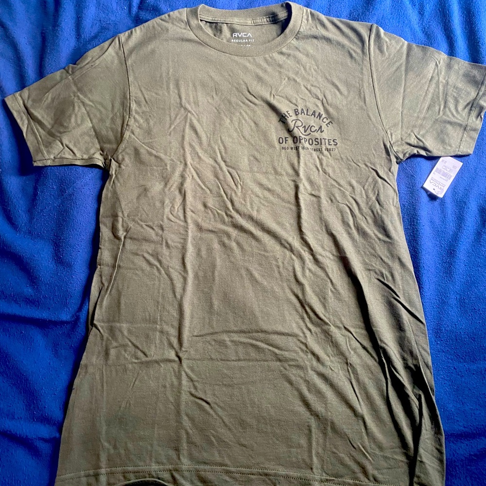 Dark Green Rvca shirt